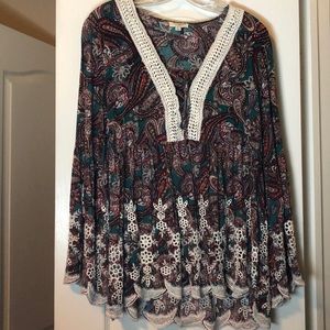 Boho Paisley Blouse